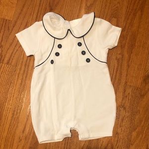 Bella bliss boys romper, 12M.